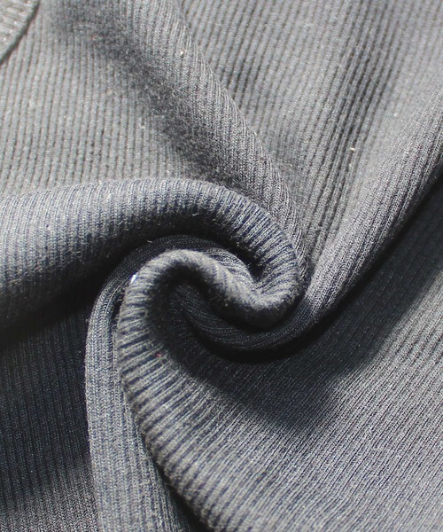 THE CASUAL(カジュアル)の「無地 ボーダー テレコタンクトップ キッズ(タンクトップ・キッズ・ネイビー/杢グレー/モカ/ベージュ/オフホワイト/ブラック/カーキ系/グレー系/グレー系1/カーキ/ブラウン系/チャコール・160cm/150cm/140cm/120cm/110cm/100cm/130cm)」の17枚目の写真