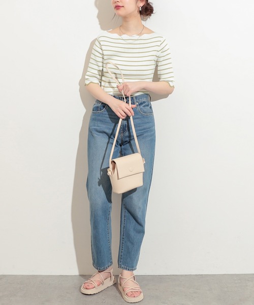 natural couture(ナチュラルクチュール)の「袖口配色スカラップ強撚ニット(ニット/セーター・レディース・ネイビー/アイボリー/その他1/その他2/その他3/ライトベージュ・FREE)」の12枚目の写真