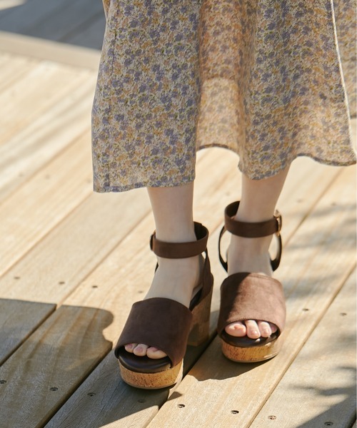 OLIVE des OLIVE(オリーブデオリーブ)の「【S/M/Lサイズ】コルクウェッジサンダル(サンダル・レディース・ベージュ/ダークベージュ/ダークブラウン・SMALL/MEDIUM/LARGE)」の11枚目の写真