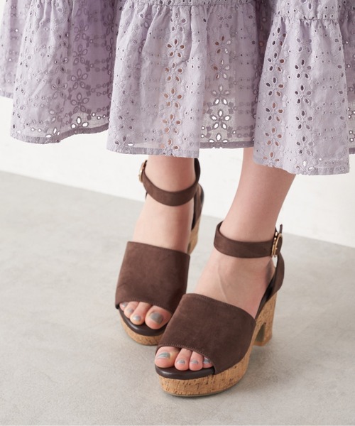 OLIVE des OLIVE(オリーブデオリーブ)の「【S/M/Lサイズ】コルクウェッジサンダル(サンダル・レディース・ベージュ/ダークベージュ/ダークブラウン・SMALL/MEDIUM/LARGE)」の14枚目の写真