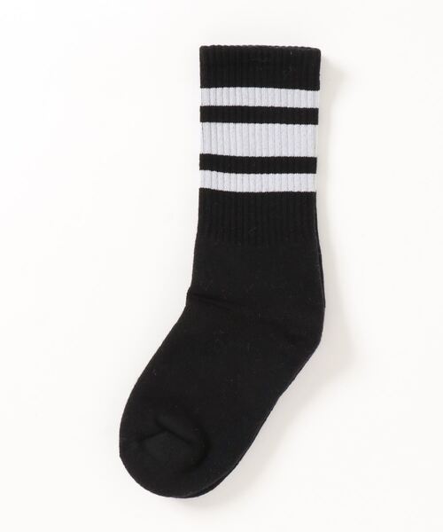 SOCCO（ソッコ）の「【W】【it】【ut】【10】【SOCCO】STRIPED CREW SOCKS（ソックス/靴下・メンズ・その他1/その他2/その他3/その他4/その他5/その他6/その他7/その他8/その他10・S/M/L/XL）」の2枚目の写真