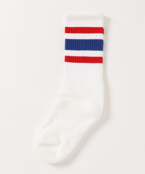 SOCCO（ソッコ）の「【W】【it】【ut】【10】【SOCCO】STRIPED CREW SOCKS（ソックス/靴下・メンズ・その他1/その他2/その他3/その他4/その他5/その他6/その他7/その他8/その他10・S/M/L/XL）」の3枚目の写真