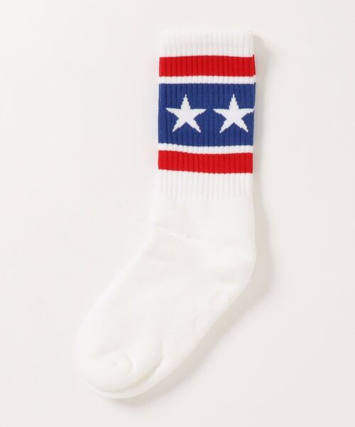 SOCCO（ソッコ）の「【W】【it】【ut】【10】【SOCCO】STRIPED CREW SOCKS（ソックス/靴下・メンズ・その他1/その他2/その他3/その他4/その他5/その他6/その他7/その他8/その他10・S/M/L/XL）」の4枚目の写真