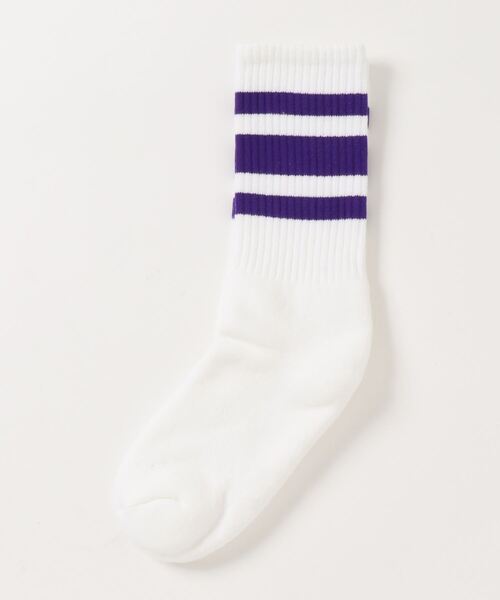 SOCCO（ソッコ）の「【W】【it】【ut】【10】【SOCCO】STRIPED CREW SOCKS（ソックス/靴下・メンズ・その他1/その他2/その他3/その他4/その他5/その他6/その他7/その他8/その他10・S/M/L/XL）」の7枚目の写真