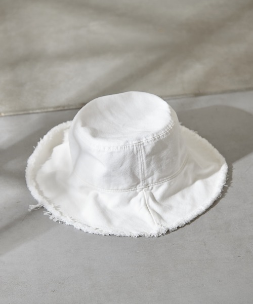 Chico(チコ)の「【新色追加】キャンバスフリンジバケットハット(ハット・レディース・ブラック/ライトベージュ/ホワイト/ブラウン・FREE)」の16枚目の写真