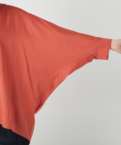 RIVE DROITE（リヴドロワ）の「テンセルツイルリラックスブラウス（シャツ/ブラウス・レディース・オフホワイト/ベージュ/オレンジ・FREE）」の17枚目の写真