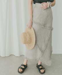 KBF+ | KBF+　フリンジパッチワークスカート(スカート)