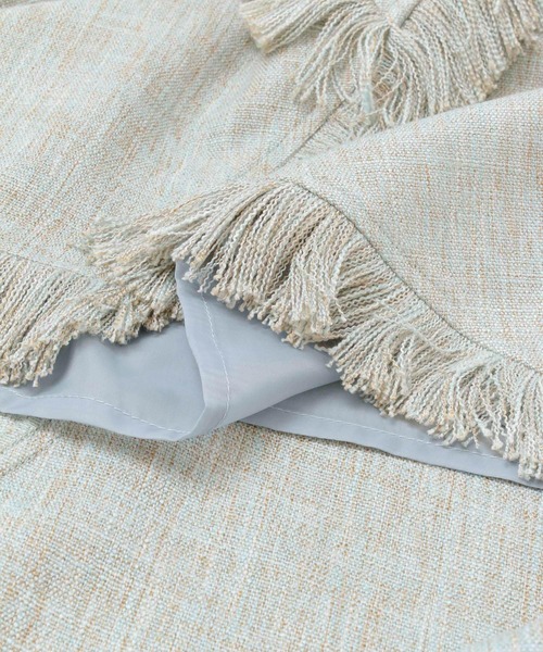 KBF+(ケービーエフプラス)の「KBF+ フリンジパッチワークスカート(スカート・レディース・ブルー/ライトカーキ・ONE)」の13枚目の写真