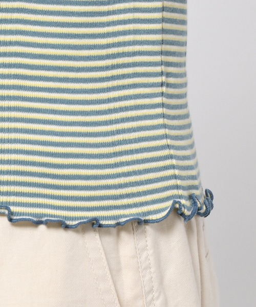 niko and...(ニコアンド)の「【Robert P. Miller(ロバート・ピー・ミラー)】別注リブプルオーバー(Tシャツ/カットソー・レディース・ブラウン/オフホワイト/オレンジ/ブルー・MEDIUM/LARGE)」の10枚目の写真