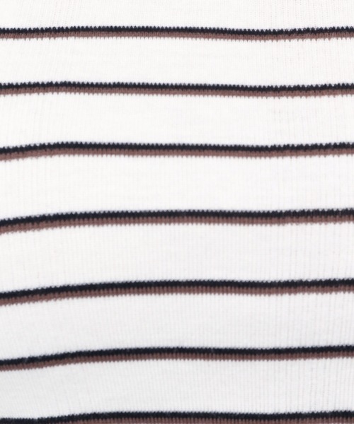 niko and...(ニコアンド)の「【Robert P. Miller(ロバート・ピー・ミラー)】別注リブプルオーバー(Tシャツ/カットソー・レディース・ブラウン/オフホワイト/オレンジ/ブルー・MEDIUM/LARGE)」の12枚目の写真