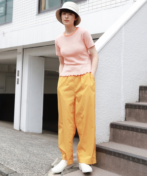 niko and...(ニコアンド)の「【Robert P. Miller(ロバート・ピー・ミラー)】別注リブプルオーバー(Tシャツ/カットソー・レディース・ブラウン/オフホワイト/オレンジ/ブルー・MEDIUM/LARGE)」の18枚目の写真