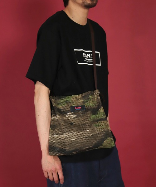 H.A.N.D.（エイチエーエヌディー）の「[H.A.N.D. / エイチエーエヌディー]　US CAMOUFLAGE SHOULDER BAG（ショルダーバッグ・メンズ・ネイビー/オリーブ・FREE）」の16枚目の写真