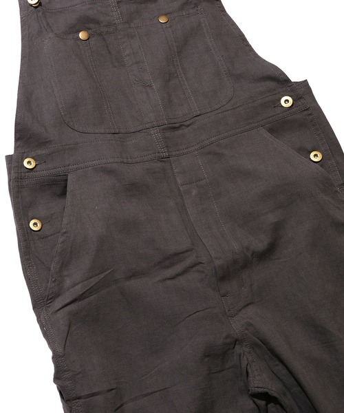UNIVERSAL OVERALL（ユニバーサルオーバーオール）の「UNIVERSAL OVERALL/ユニバーサルオーバーオール コットンリネンOVERALL オーバーオール /サロペット/オールインワン（サロペット/オーバーオール・メンズ・オリーブ/チャコール/ブラウン/ブルー・M/S/L）」の8枚目の写真
