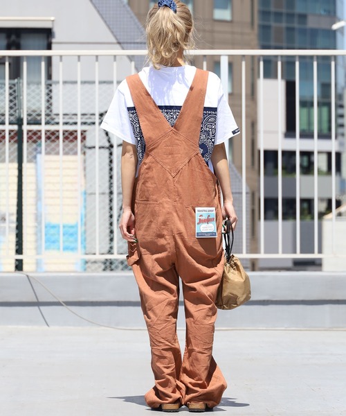 UNIVERSAL OVERALL（ユニバーサルオーバーオール）の「UNIVERSAL OVERALL/ユニバーサルオーバーオール コットンリネンOVERALL オーバーオール /サロペット/オールインワン（サロペット/オーバーオール・メンズ・オリーブ/チャコール/ブラウン/ブルー・M/S/L）」の6枚目の写真