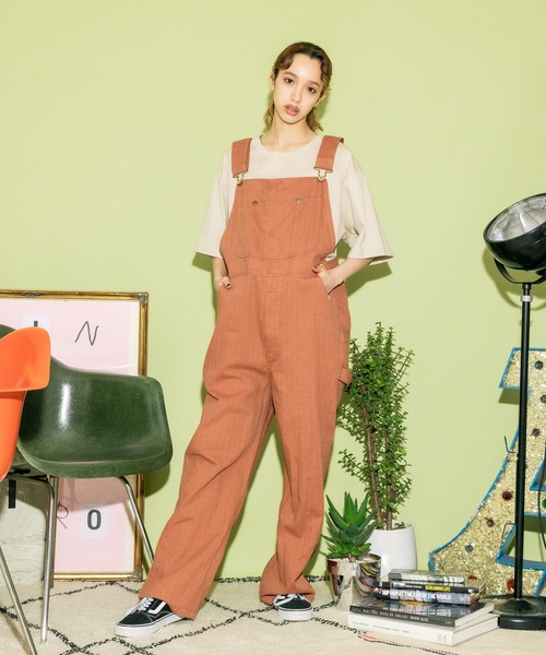 UNIVERSAL OVERALL（ユニバーサルオーバーオール）の「UNIVERSAL OVERALL/ユニバーサルオーバーオール コットンリネンOVERALL オーバーオール /サロペット/オールインワン（サロペット/オーバーオール・メンズ・オリーブ/チャコール/ブラウン/ブルー・M/S/L）」の19枚目の写真