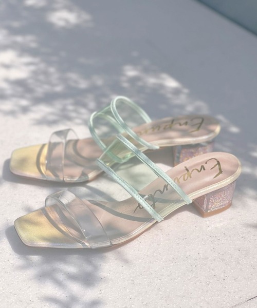 En Punto（エンプント）の「【残りわずか】ジュエルサンダル（サンダル・レディース・その他1/ホワイト系9/グレー系4/ネイビー系6/ブルー系8/ピンク系9・LL/S/M/L）」の4枚目の写真