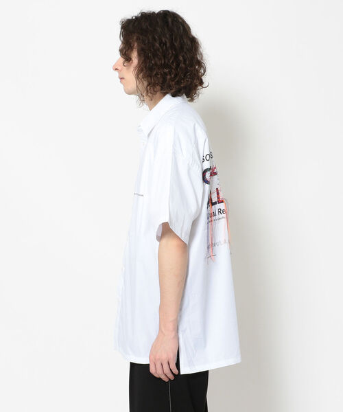 A4A（エーフォーエー）の「A4A/エーフォーエー/Sound グラフィックプリント半袖シャツ（シャツ/ブラウス・メンズ・ブラック/ホワイト・FREE）」の8枚目の写真