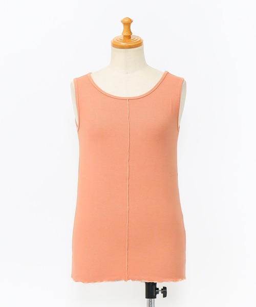 AS KNOW AS de base（アズノゥアズドゥバズ）の「リブインナーとセットプルオーバー（ニット/セーター・レディース・ブラック×グレー/ベージュ/オレンジ/グリーン・FREE）」の13枚目の写真