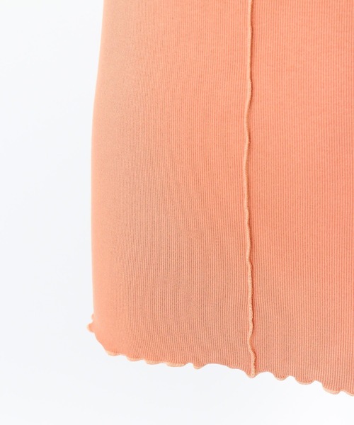 AS KNOW AS de base（アズノゥアズドゥバズ）の「リブインナーとセットプルオーバー（ニット/セーター・レディース・ブラック×グレー/ベージュ/オレンジ/グリーン・FREE）」の15枚目の写真