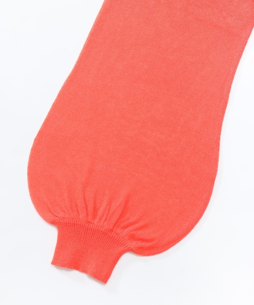 AS KNOW AS de base（アズノゥアズドゥバズ）の「リブインナーとセットプルオーバー（ニット/セーター・レディース・ブラック×グレー/ベージュ/オレンジ/グリーン・FREE）」の19枚目の写真