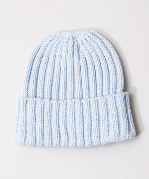 WEGO（ウィゴー）の「WEGO/リブニットワッチ（ニットキャップ/ビーニー・メンズ・オフホワイト/ブラック/杢グレー/ライム/サックスブルー/ネイビー/ライトパープル/ブルー/オレンジ・FREE）」の18枚目の写真