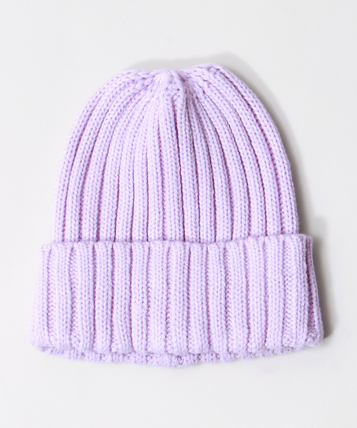 WEGO（ウィゴー）の「WEGO/リブニットワッチ（ニットキャップ/ビーニー・メンズ・オフホワイト/ブラック/杢グレー/ライム/サックスブルー/ネイビー/ライトパープル/ブルー/オレンジ・FREE）」の19枚目の写真