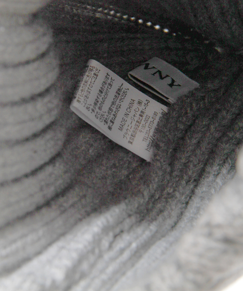 WEGO（ウィゴー）の「WEGO/リブニットワッチ（ニットキャップ/ビーニー・メンズ・オフホワイト/ブラック/杢グレー/ライム/サックスブルー/ネイビー/ライトパープル/ブルー/オレンジ・FREE）」の16枚目の写真