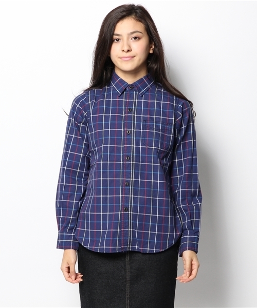 Kastane（カスタネ）の「【Kastane】タッタソールシャツ（シャツ/ブラウス・レディース・ネイビー・FREE）」の6枚目の写真