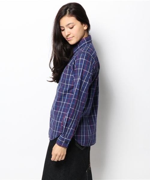 Kastane（カスタネ）の「【Kastane】タッタソールシャツ（シャツ/ブラウス・レディース・ネイビー・FREE）」の7枚目の写真