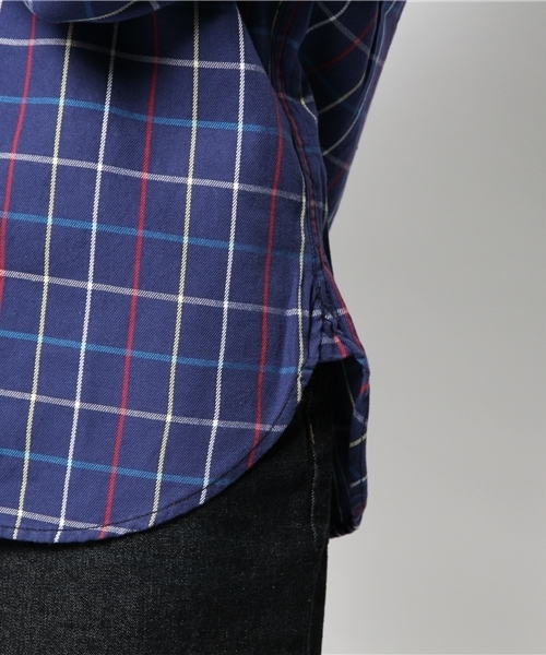 Kastane（カスタネ）の「【Kastane】タッタソールシャツ（シャツ/ブラウス・レディース・ネイビー・FREE）」の3枚目の写真