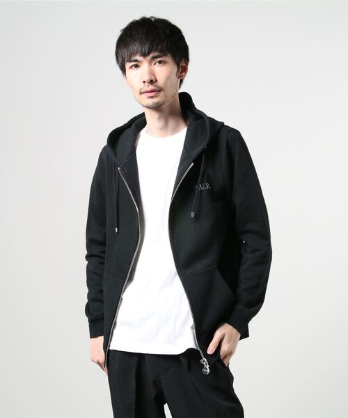 BALR.（ボーラー）の「BALR.（ボーラー）Q-Series Zipped Hoodie / ジップフーディ / 正規商品（パーカー・メンズ・チャコール/ブラック・LARGE/X-SMALL/SMALL/MEDIUM）」の2枚目の写真