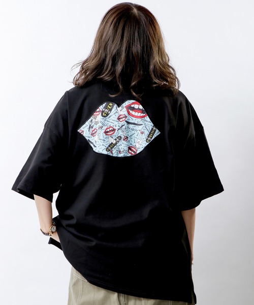 RE730(アールイーセブンサーティー)の「RE730 なみおくんアップリケ ビッグシルエットTシャツ(Tシャツ/カットソー・メンズ・ホワイト/ブラック・XL/M/L)」の2枚目の写真