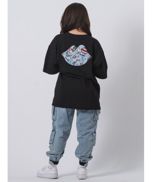 RE730(アールイーセブンサーティー)の「RE730 なみおくんアップリケ ビッグシルエットTシャツ(Tシャツ/カットソー・メンズ・ホワイト/ブラック・XL/M/L)」の18枚目の写真