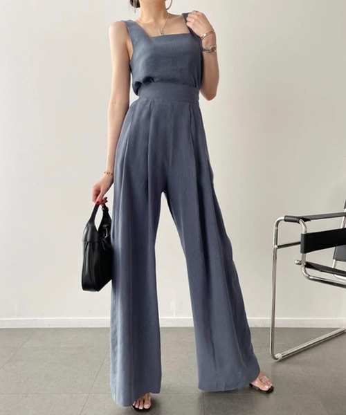 ノースリトップス ハイウエストワイドパンツセットアップ セットアップ Jewelobe ジュエローブ のファッション通販 Zozotown