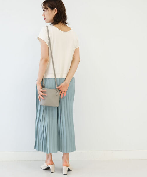 B:MING by BEAMS（ビーミングバイビームス）の「B:MING by BEAMS / 2WAY プリーツ ワンピース（ワンピース・レディース・ブラック/ベージュ/オフホワイト・ONE SIZE）」の20枚目の写真