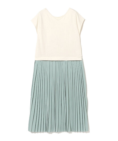 B:MING by BEAMS（ビーミングバイビームス）の「B:MING by BEAMS / 2WAY プリーツ ワンピース（ワンピース・レディース・ブラック/ベージュ/オフホワイト・ONE SIZE）」の21枚目の写真