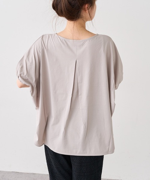 PUAL CE CIN（ピュアルセシン）の「シルケットドルマンスリーブプルオーバー（Tシャツ/カットソー・レディース・ブラック/グレー/ベージュ・FREE）」の15枚目の写真