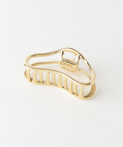 SMELLY（スメリー）の「メタルフレームバンス（バレッタ/ヘアクリップ・レディース・ゴールド・-）」の13枚目の写真