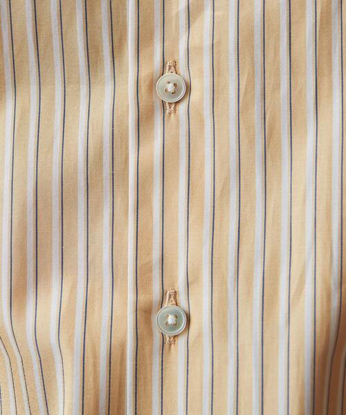 Steven Alan（スティーブンアラン）の「＜Steven Alan＞COTTON REGULAR COLLAR SHIRT/シャツ（シャツ/ブラウス・レディース・イエロー/ネイビー/ホワイト・SMALL/MEDIUM）」の7枚目の写真