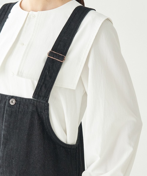 Dickies(ディッキーズ)の「【Dickies/ディッキーズ別注】デニムサロペット(サロペット/オーバーオール・レディース・ブラック・38)」の14枚目の写真