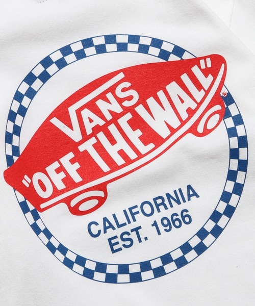 VANS(バンズ)の「【ROOPTOKYO限定】VANS/ヴァンズ Check OTW L/S T-Shirts Kids オーバーサイズロンT (親子コーデ対応)(Tシャツ/カットソー・キッズ・ホワイト×レッド/ホワイト×ブラック/ブラック×ホワイト・150/110/130)」の5枚目の写真