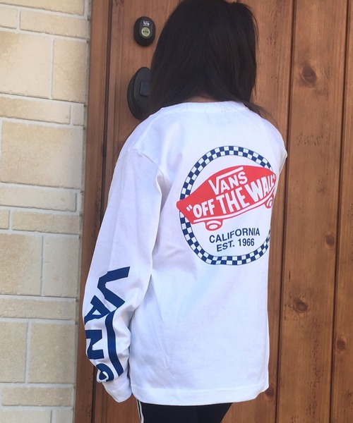VANS(バンズ)の「【ROOPTOKYO限定】VANS/ヴァンズ Check OTW L/S T-Shirts Kids オーバーサイズロンT (親子コーデ対応)(Tシャツ/カットソー・キッズ・ホワイト×レッド/ホワイト×ブラック/ブラック×ホワイト・150/110/130)」の20枚目の写真