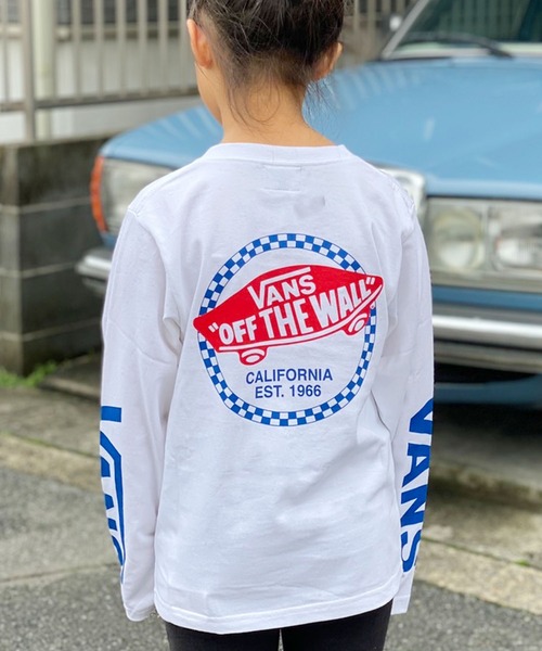 VANS(バンズ)の「【ROOPTOKYO限定】VANS/ヴァンズ Check OTW L/S T-Shirts Kids オーバーサイズロンT (親子コーデ対応)(Tシャツ/カットソー・キッズ・ホワイト×レッド/ホワイト×ブラック/ブラック×ホワイト・150/110/130)」の19枚目の写真