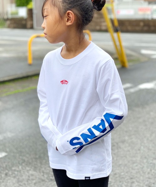 VANS(バンズ)の「【ROOPTOKYO限定】VANS/ヴァンズ Check OTW L/S T-Shirts Kids オーバーサイズロンT (親子コーデ対応)(Tシャツ/カットソー・キッズ・ホワイト×レッド/ホワイト×ブラック/ブラック×ホワイト・150/110/130)」の18枚目の写真