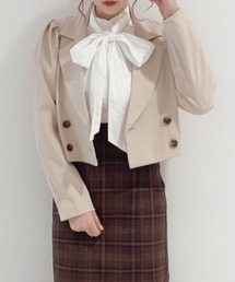 one after another NICE CLAUP | ショートテーラードジャケット/セットアップ2021AW(テーラードジャケット)