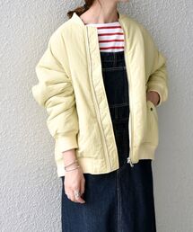SHIPS any: THERMORE ジップ MA-1 ブルゾン◇