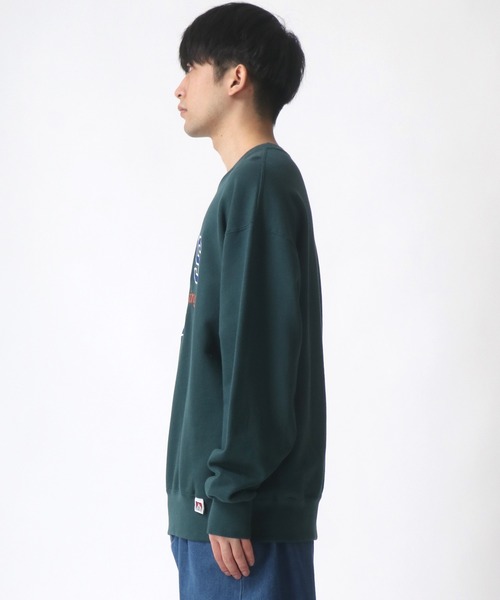 BEN DAVIS（ベンデイビス）の「BEN DAVIS/ベンデイビス ビッグシルエット カレッジロゴ レタード スウェット トレーナー（スウェット・メンズ・ダークグリーン/ワイン/アッシュグレー/パープル・M/XL/L）」の17枚目の写真