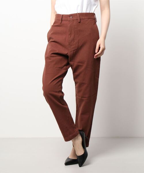 Samansa Mos2（サマンサ モスモス）の「ツイルテーパードパンツ（その他パンツ・レディース・ベージュ/チャコール/グリーン/ブラウン・MEDIUM/LARGE）」の10枚目の写真