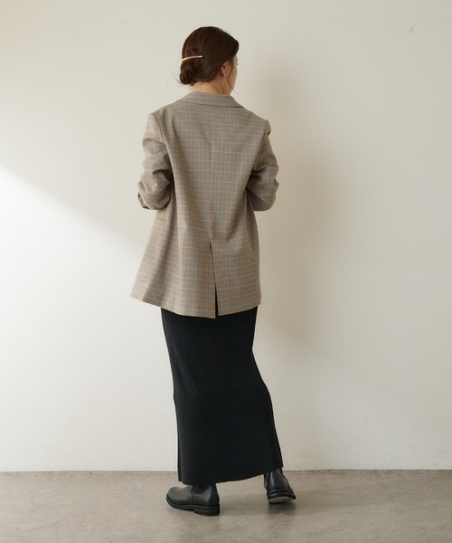 SHENERY(シーナリー)の「リブニットロングスカート(スカート・レディース・ライトグレー/ブラック/グレー・FREE)」の14枚目の写真