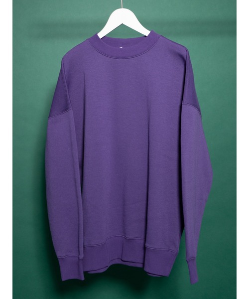 koe（コエ）の「■アンチピリング加工ＴＣ裏起毛クルーネック*（スウェット・レディース・イエロー/ピンク/D/A/カーキ/ブルー/ライトベージュ/ライトグレー/B/ブラック/C/ホワイト/マジェンタ/グリーン/H/E/F/G/オレンジ/レッド/パープル/ネイビー・L/S/M/XL）」の10枚目の写真